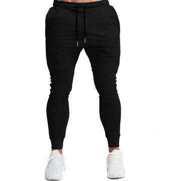 BUXKR Men's Slim Joggers for Gym & Athletic Use