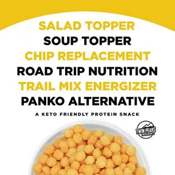 Twin Peaks Protein Puffs - Garlic Parmesan Crunchy Snack