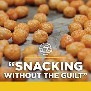 Twin Peaks Protein Puffs - Garlic Parmesan Crunchy Snack