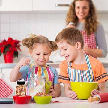 Chef's Select Rainbow Sprinkles Jimmies - 14oz Delightful Treats