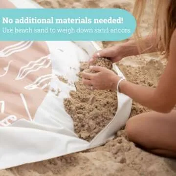 Baby Beach Pool | 2-in-1 Kiddie Pool and Beach Blanket | Flexible Toddler and Baby Pool | Beach Toys for Kids & Toddlers | 6x6 Feet with Waterproof Carrying Bag | Beach Puddle (Blue Flowers)