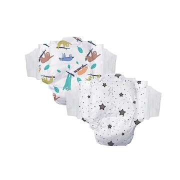 Hello Bello Diapers, Size Newborn (NB, Up to 10 lbs), 96 Count of Premium Disposable Baby Diapers in Umbrella and Koala Kids Designs, Hypoallergenic with Soft, Cloth-Like Feel