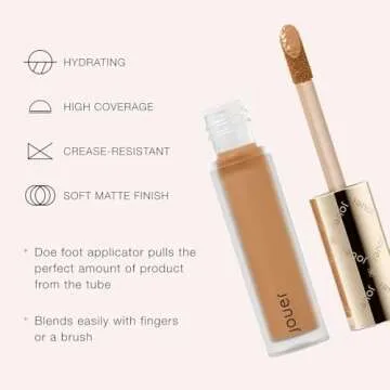 Jouer High Coverage Concealer - Brightening Liquid Formula