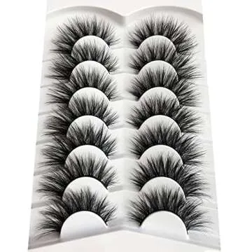 Pooplunch 8D Silky Cat Eye Lashes 7 Pairs Pack