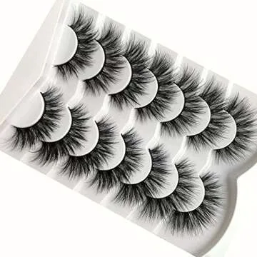 Pooplunch 8D Silky Cat Eye Lashes 7 Pairs Pack