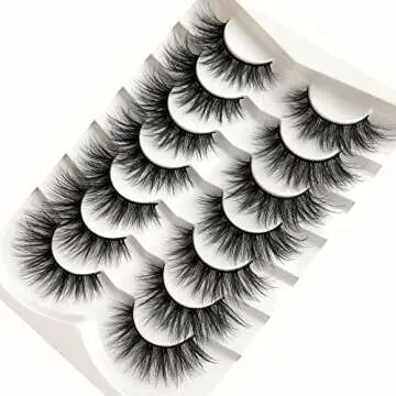 Pooplunch 8D Silky Cat Eye Lashes 7 Pairs Pack