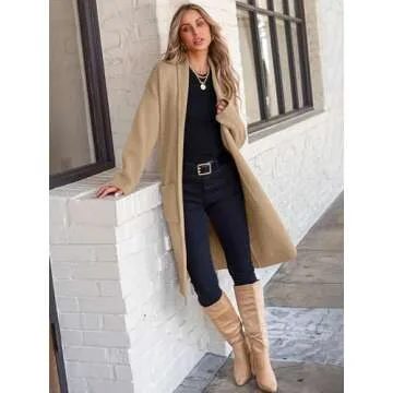ANRABESS Women's Cozy Long Cardigan - Fall Fashion Essential