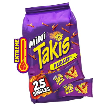 Takis Fuego Mini Multipack - Spicy Rolled Tortilla Chips