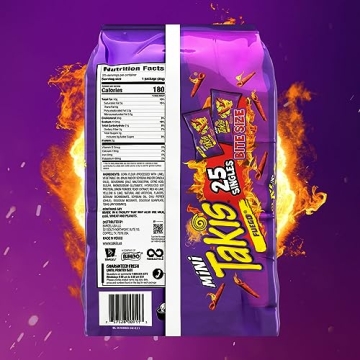 Takis Fuego Mini Multipack - Spicy Rolled Tortilla Chips
