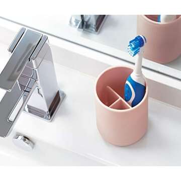 iDesign Toothbrush Holder - Stylish & Eco-Friendly Design