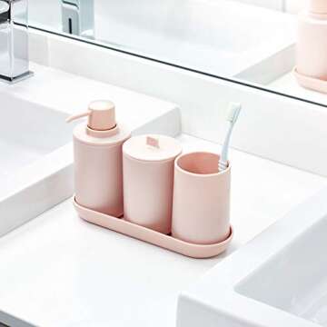 iDesign Toothbrush Holder - Stylish & Eco-Friendly Design