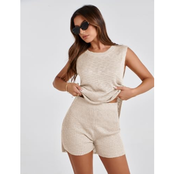 Bianstore Women's Summer Sweater Set: Chic & Comfortable 2-Piece Outfits