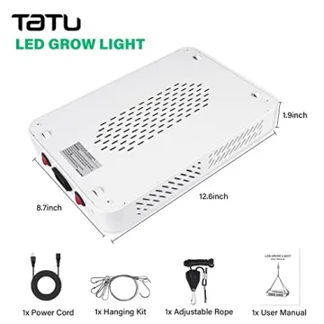 Tatu 1000W Full Spectrum LED Grow Light for Indoor Plants