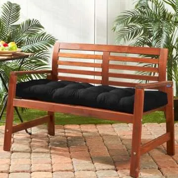 LOVTEX Tufted Bench Cushions - Stylish & Waterproof Comfort