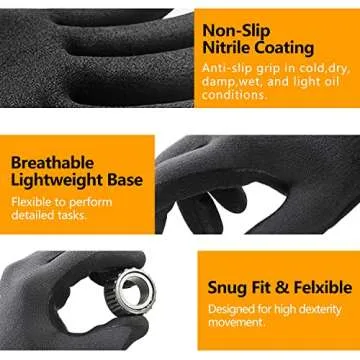 NEOTRIL Safety Work Gloves for Maximum Grip and Comfort