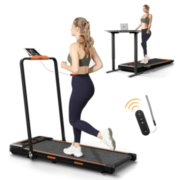 AIRHOT 2in1 Walking Pad Treadmill - Compact, Foldable & Remote Control