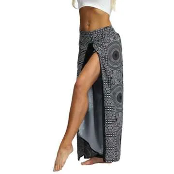 Stylish PNKJ Women's Slit Wide Leg Pants for All Occasions