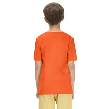 BesserBay Pumpkin Face Halloween Tee for Kids 3-12 Years