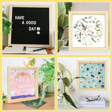 Fireboomoon 6 Pack Square Wood Panels,Unfinished Blank Wooden Canvas Cradled Painting Panel Boards for Craft,Drawing,Painting,Pouring,Wood Burning(8" x 8"/20cm x 20cm)