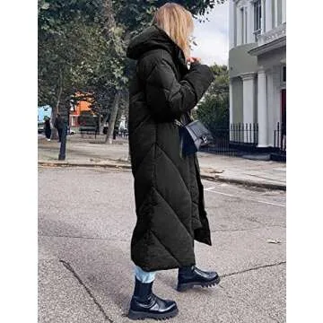 Flygo Women’s Long Puffer Coat - Warm and Stylish