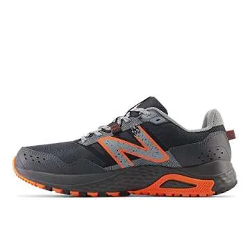 New Balance Men's 410 V8 Trail Running Shoe - Black/Cayenne/Shadow Grey - 13 X-Wide