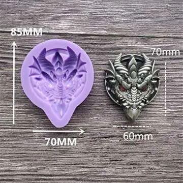 Dekostar Dragon Head Silicone Mold for Amazing Creations