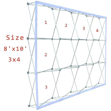 C B Signs Portable Display Stand for Trade Shows