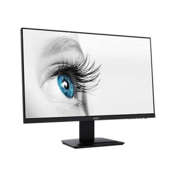 MSI Pro MP273A, 27" Monitor, 1920 x 1080 (FHD), IPS, 100Hz, TUV Certified Eyesight Protection, 4ms, ...