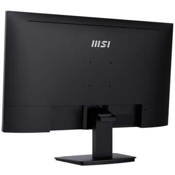 MSI Pro MP273A, 27" Monitor, 1920 x 1080 (FHD), IPS, 100Hz, TUV Certified Eyesight Protection, 4ms, Displayport, HDMI, Tilt, Black