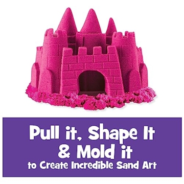 Kinetic Sand 2lbs Pink Play Sand for Kids Creative Fun