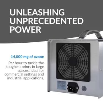 New Comfort SS12000 Commercial Ozone Generator and Air Purifier, 9000 to 20000 mg/hr, Powerful Ozone Generator for Industrial Use