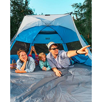OutdoorMaster Beach Tent: Easy Pop-Up Shade for Family Fun