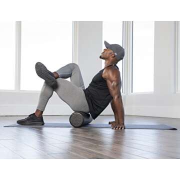 Day 1 Fitness High Density Muscle Foam Rollers - Sports Massage Rollers for Stretching, Physical The...