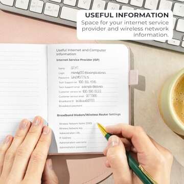 Clever Fox Password Book for Secure Internet Logins