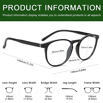 Przene Blue Light Blocking Glasses for Eye Protection