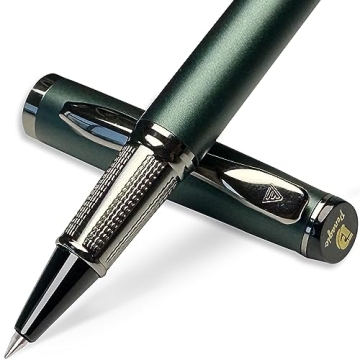 Penagic Luxury Pen, Black Ink Rollerball, Professional Gift Pens with 2 Refills