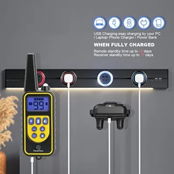 Heaflex Waterproof Dog Training Collar 4 Modes 1640ft Range