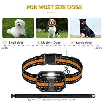 Heaflex Waterproof Dog Training Collar 4 Modes 1640ft Range
