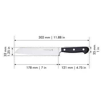 HENCKELS Classic 7-inch Bread Knife for Effortless Slicing