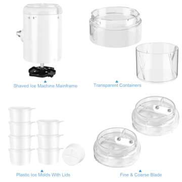 Ice Cream Maker Attachment & Shaved Ice for KitchenAid