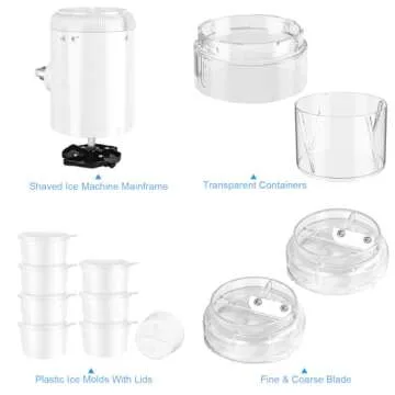 Ice Cream Maker Attachment & Shaved Ice for KitchenAid