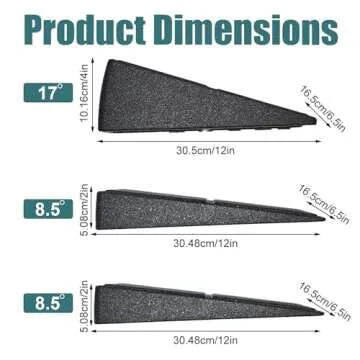 Squat Wedge Block Non Slip Slant Board for Calf Stretching Makes Exercise Easy Improve Mobility and Strength Incline Board for Heel Elevated Squat
