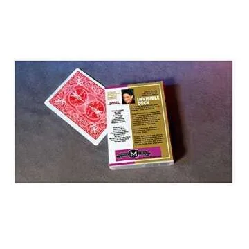 Invisible Deck Bicycle - Red Cards for Magicians and Enthusiasts