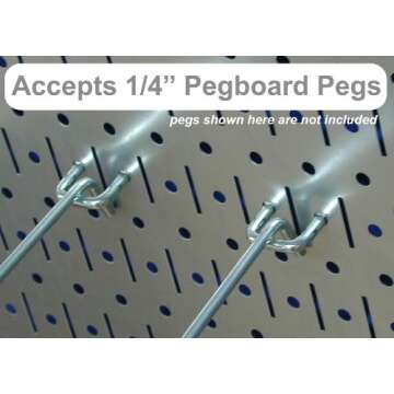 Wall Control 30-P-3232B Black Metal Pegboard Pack - (2) 32" Tall x 16" Wide Black Pegboards