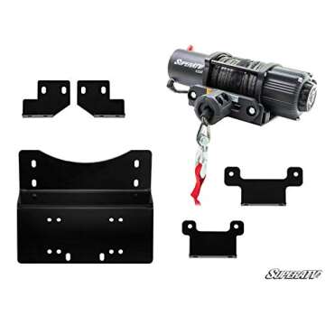 SuperATV Black Ops Winch for 2014+ Honda Pioneer 700