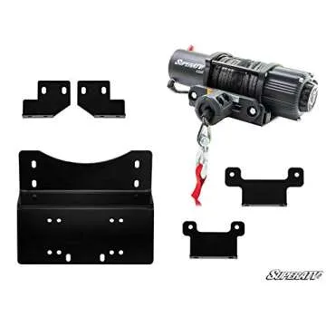 SuperATV Black Ops Winch for 2014+ Honda Pioneer 700