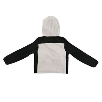 ZooVaa Kids Compression Sensory Jacket w/Hood | Boys Weighted Jacket with Soft Microfiber Fleece Sweater for Children – Removable Weights (Medium)