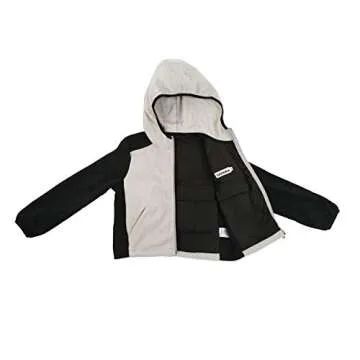 ZooVaa Kids Compression Sensory Jacket w/Hood | Boys Weighted Jacket with Soft Microfiber Fleece Sweater for Children – Removable Weights (Medium)