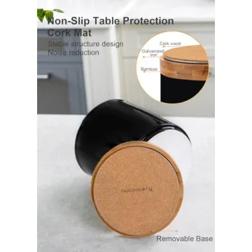 Nucookery 360° Rotating Utensil Holder for Stylish Kitchens