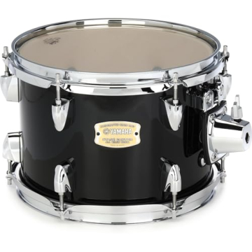 Yamaha Stage Custom Birch 10x7 Mounted Tom in Raven Black - Exceptional Sound & Style